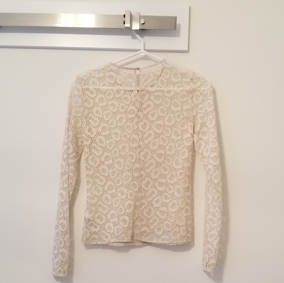 Aritzia Leopard Print Sheer Longsleeve - Picture 2 of 5